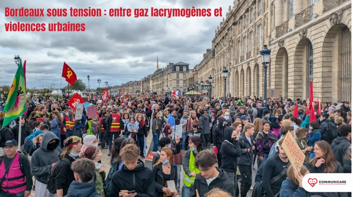 Bordeaux : les gaz pour les manifestants, la rue pour les casseurs